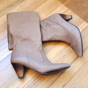 Naked Feet Tan Leather Boots